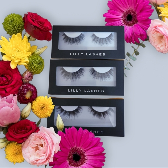 Lilly Lashes Set ATLANTA & HOUSTON Premium Synthetic Mink Lashes 3 Pairs - Picture 1 of 8